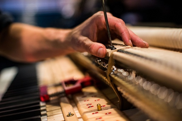 Các bộ phận bên trong piano khá phức tạp, cần chuyên môn và kĩ thuật khi bảo dưỡng